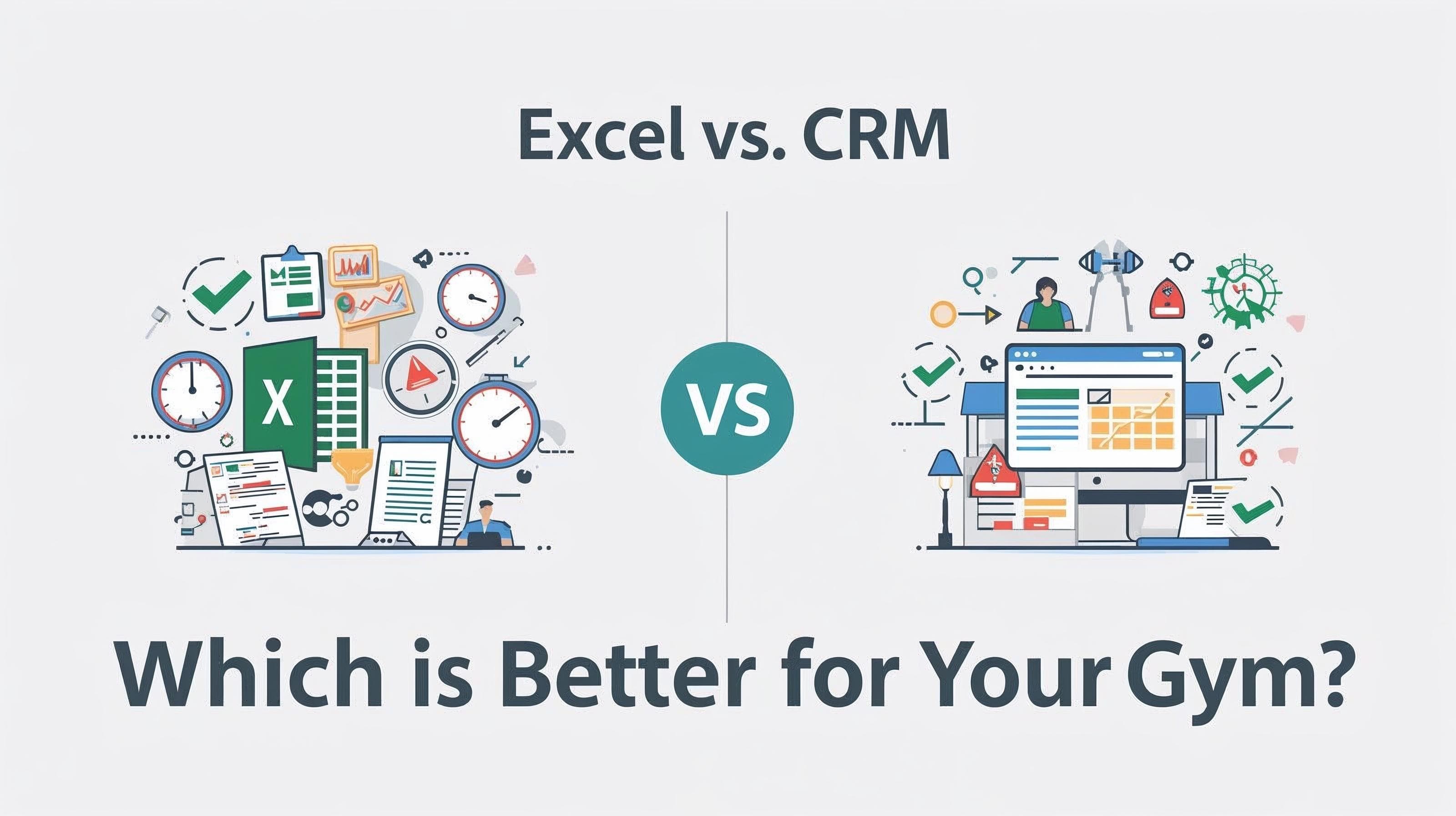 CRM vs Excel for Fitness Businesses: Which Solution is Better?